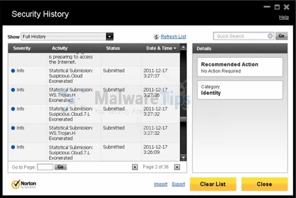 [Image: Suspicious.Cloud.7.EP detected by Norton Internet Security]