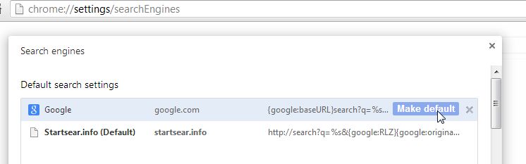 [Image: Startsear.info Search Chrome redirect]