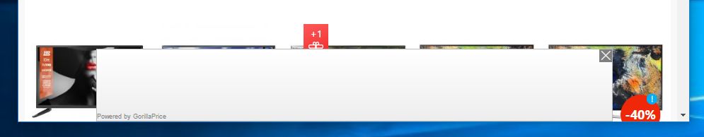 Ads by GorillaPrice adware