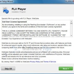 [Image: FLV Player adware]