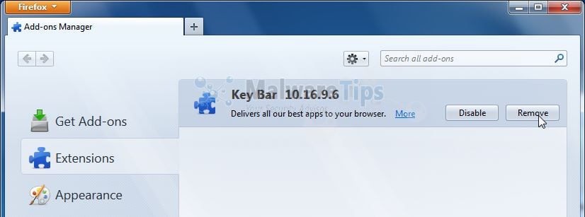 [Image: KeyBar Toolbar Firefox extension]