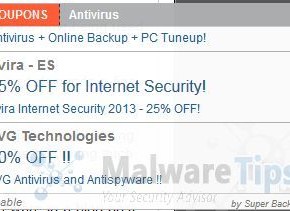 [Image: StrongVault popup virus]