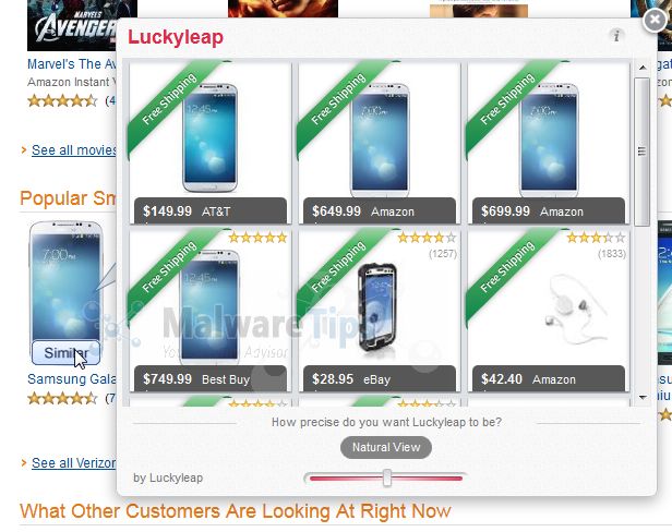 Ads by Lucky Leap adware