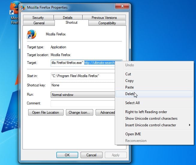 [Image: Ultimate-search.net Search shortcut hijack]