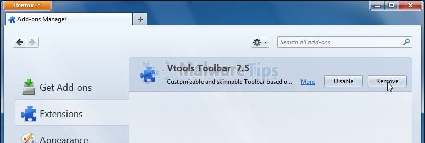 [Image: Vtools Toolbar Firefox extension]