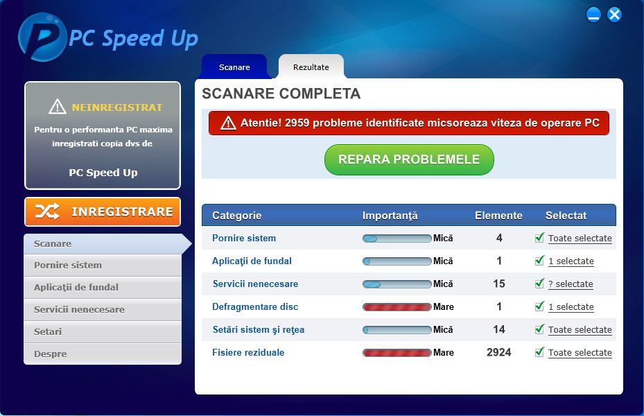 system speedup