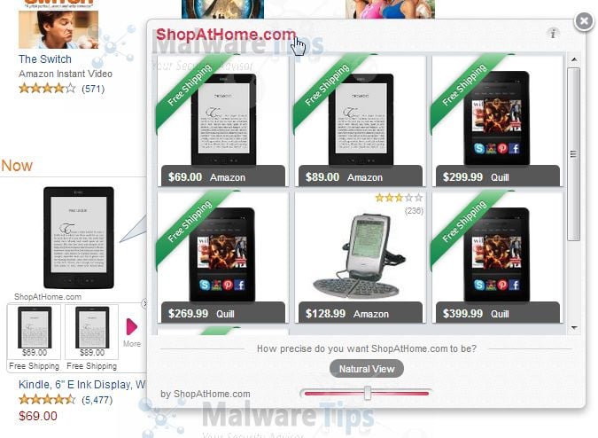 [Image: ShopAtHome.com popup virus]