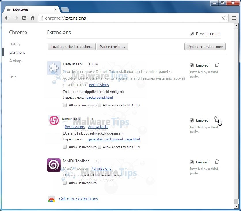 [Image: LemurLeap Chrome extension]