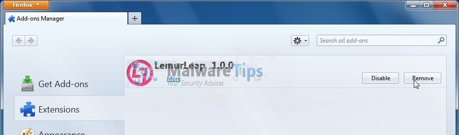 [Image: LemurLeap Firefox Extension]