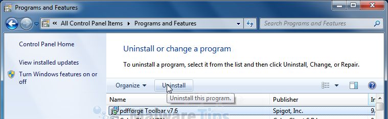 [Image: Pdfforge Toolbar from Windows]