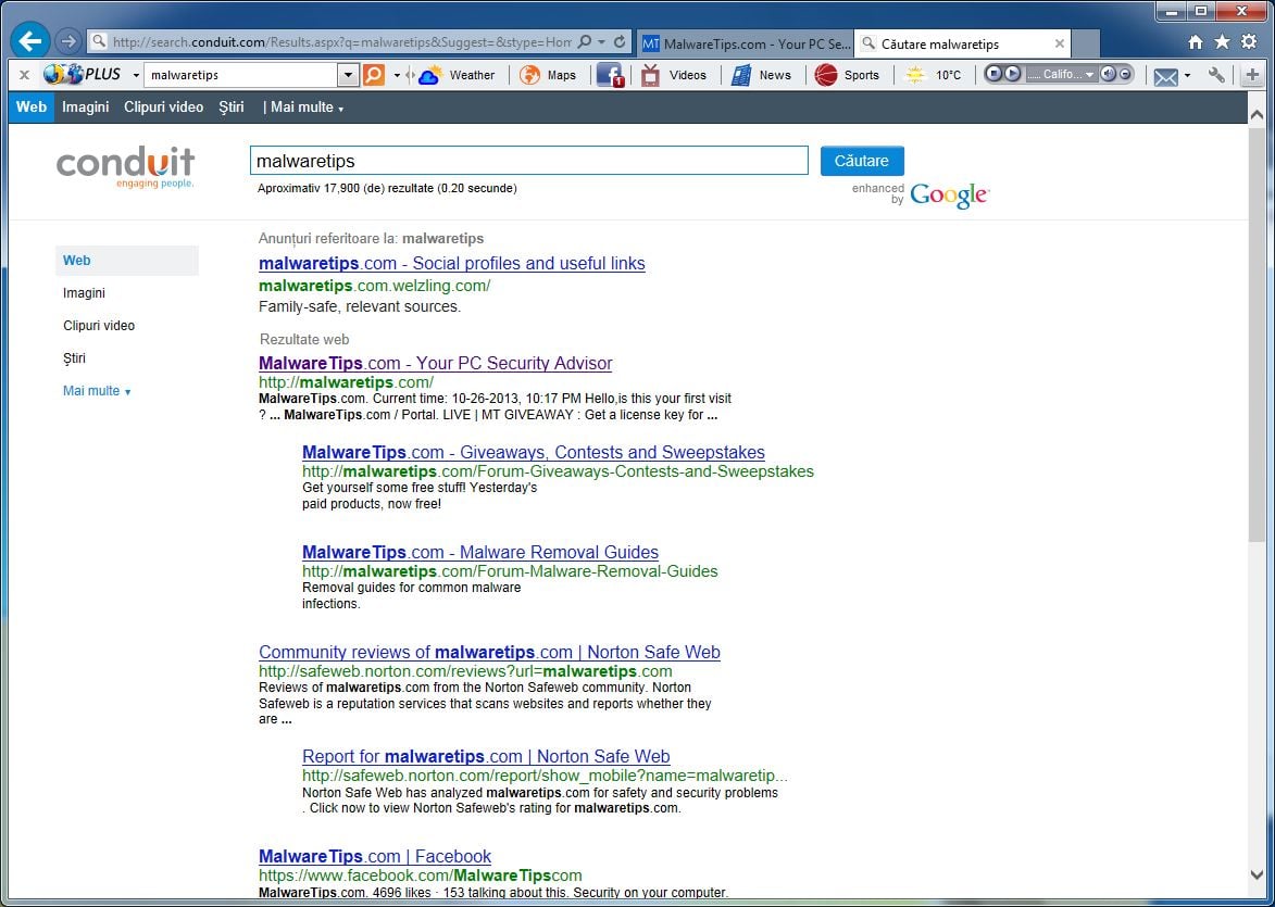 [Image: BrowserPlus2 Customized Web Search]