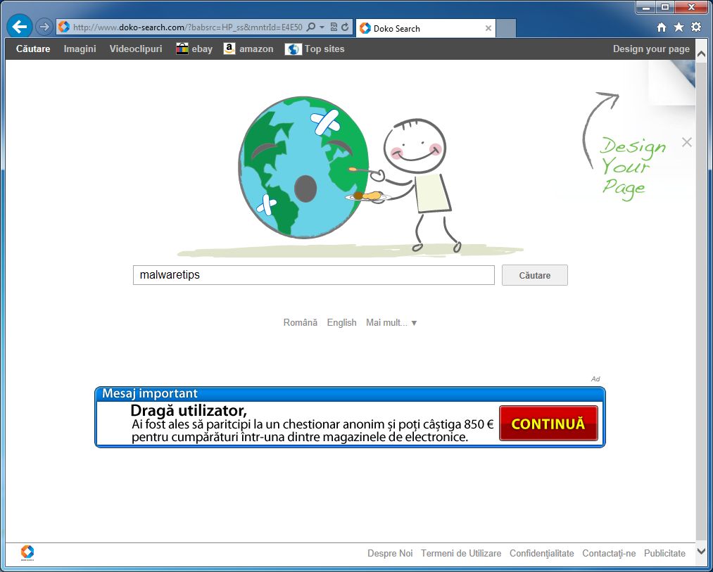 [Image: Doko-Search.com virus[