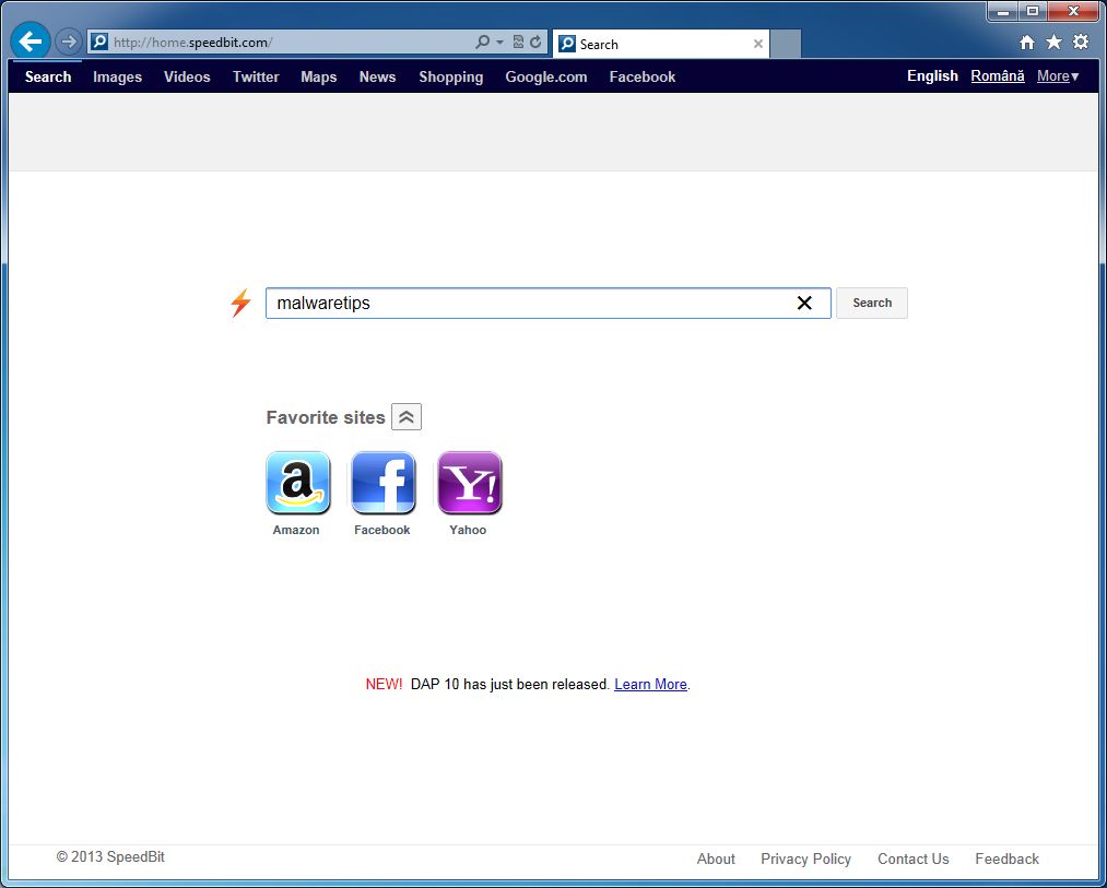 [Image: Home.Speedbit.com virus]