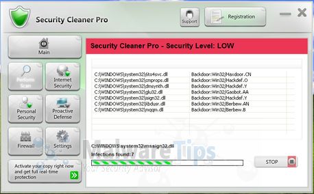 [Image: Security Cleaner Pro virus]