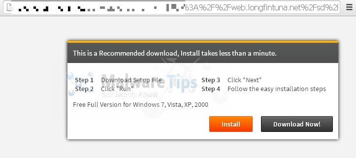 [Image: adtcs.sitescout.com pop-up virus]