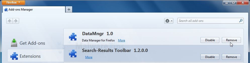 [Image: Int.search-results.com Firefox extension]