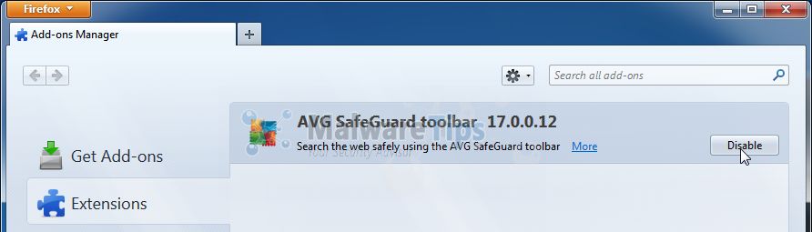 [Image: Mysearch.Avg.com Firefox extension]