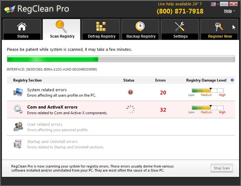 removing reg pro cleaner