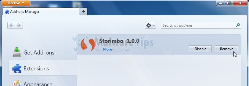 [Image: Storimbo Firefox extensions]