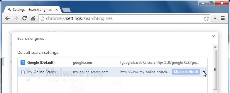 [Image: my-online-search.com Chrome removal]