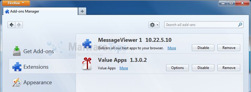 [Image: MessageViewer Toolbar Firefox extension]