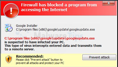 [Image: Windows Efficiency Console Firewall Alert]