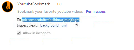 [Image: YoutubeBookmark Chrome extension]