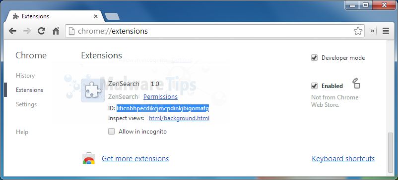 [Image: ZenSearch Chrome extension]