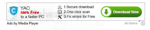 [Image: Ads by Media Player malware