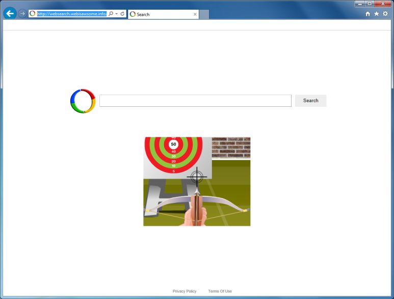 Picture of Websearch.WebIsAwsome.info virus