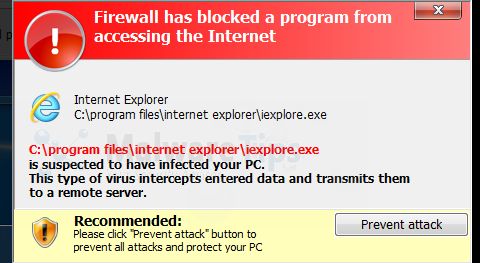 [Image: Windows Efficiency Master Firewall Alert]