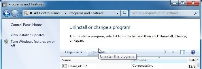 [Image: Uninstall Deaal_uk program from Windows]