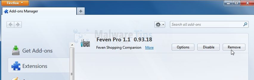 [Image: Feven Pro 1.2 Firefox extension]