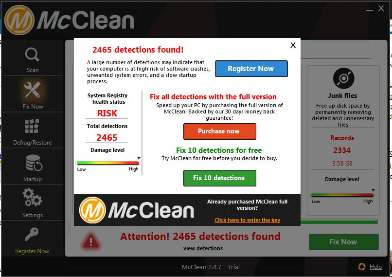 [Image: McClean system optimizer]