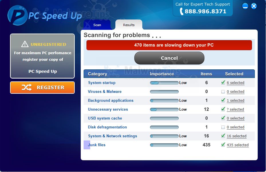 Remove Your Download Speeds Are Not Fully Optimized Virus