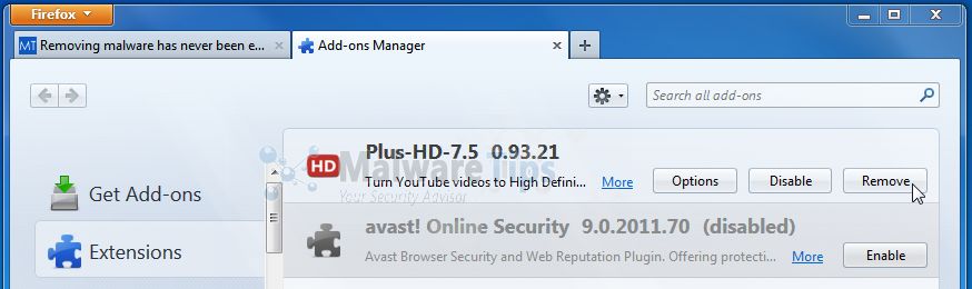 [Image: Plus-HD-7.5 Firefox extensions]