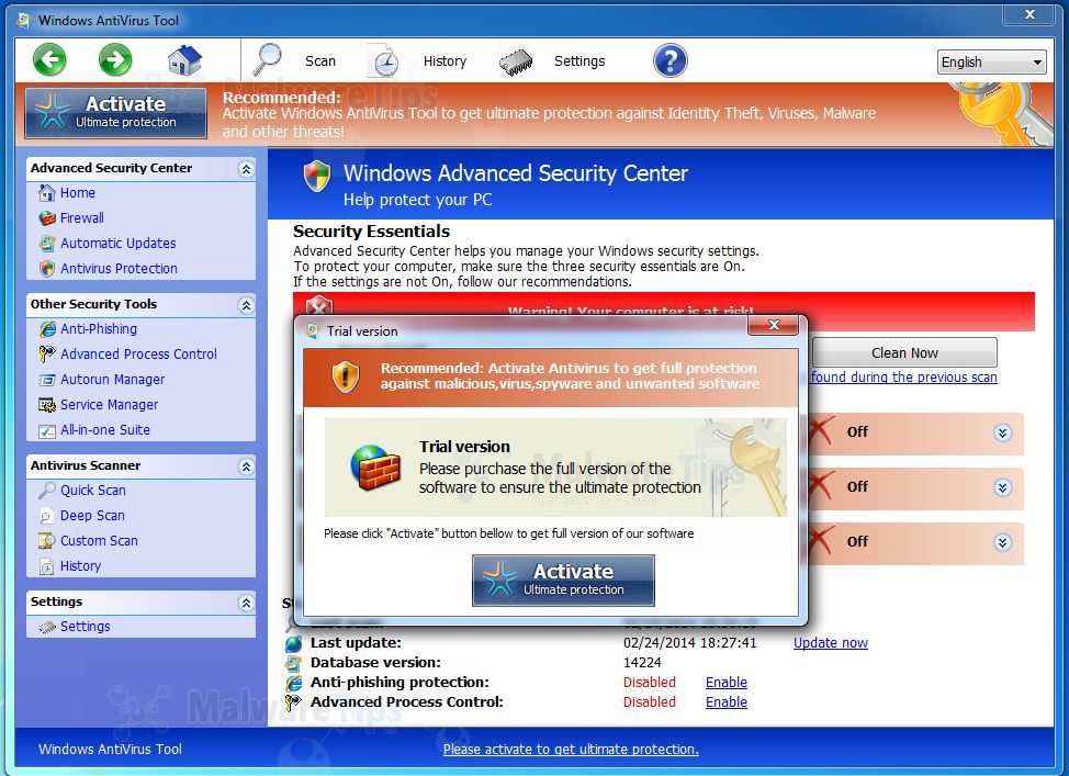 download the new Antivirus Removal Tool 2023.06 (v.1)