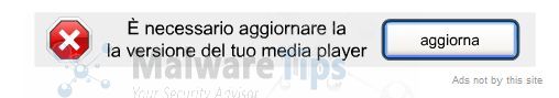 È necessario aggiornare la versione del tuo media player virus