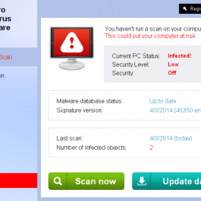 Picture of Futurro Antivirus Software virus