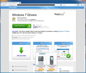 [Image: DriverUpdate.net pop-up virus]