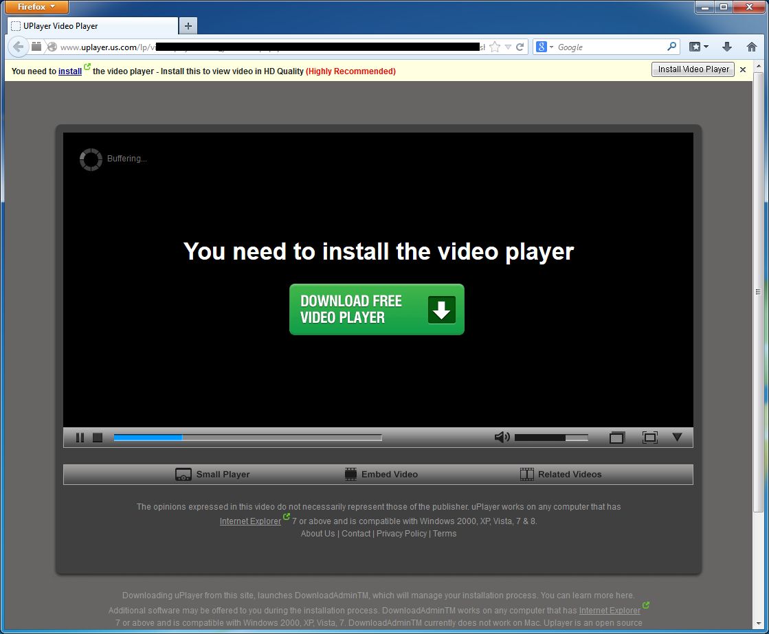 [Image: Uplayer.us.com popup virus]