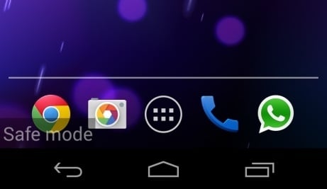 [Image: Android Safe Mode]