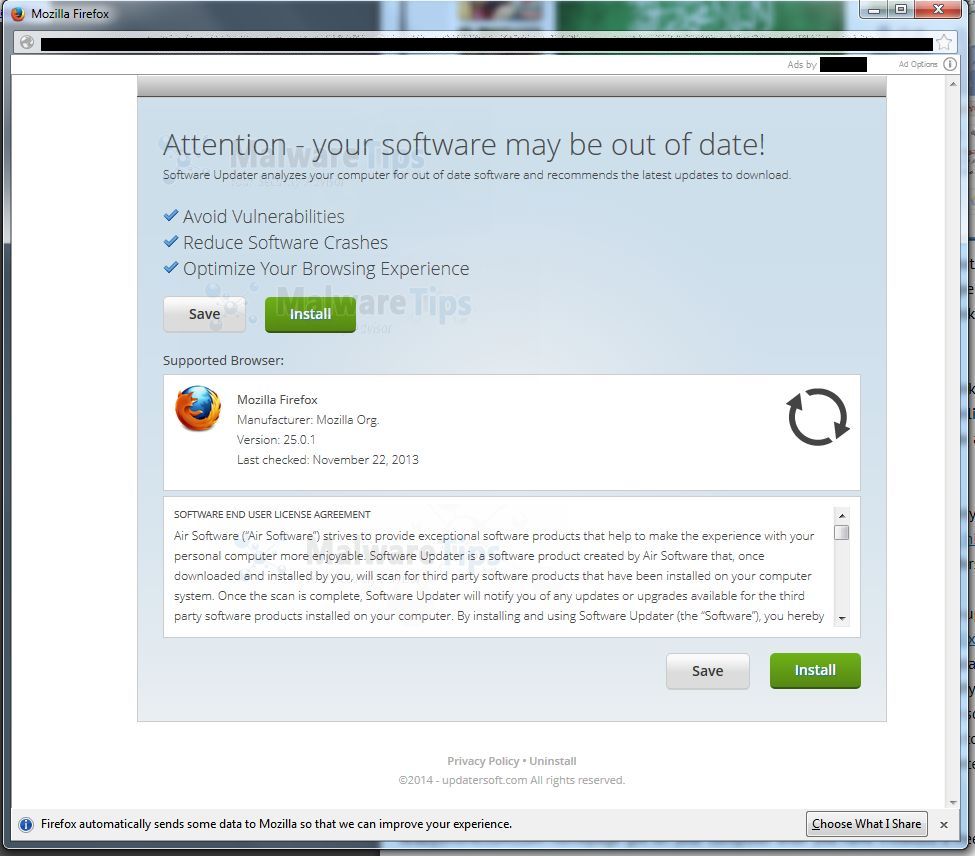 [Image: Irapidseek.com popup virus]