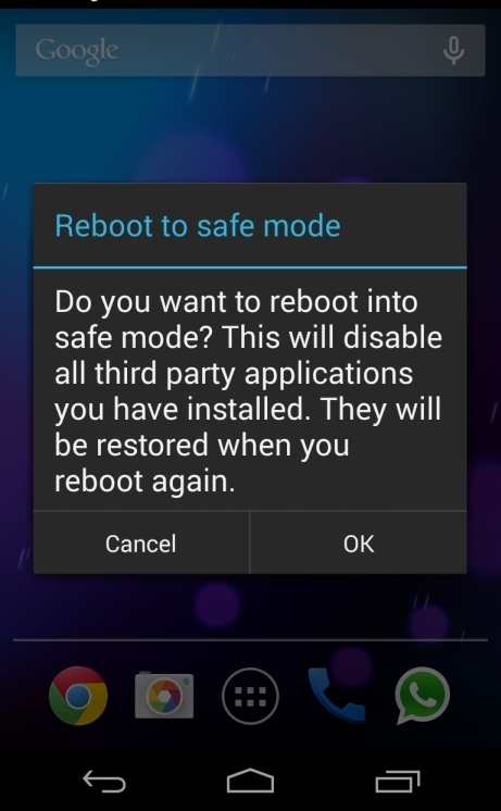 [Image: Reboot to Safe Mode Android]