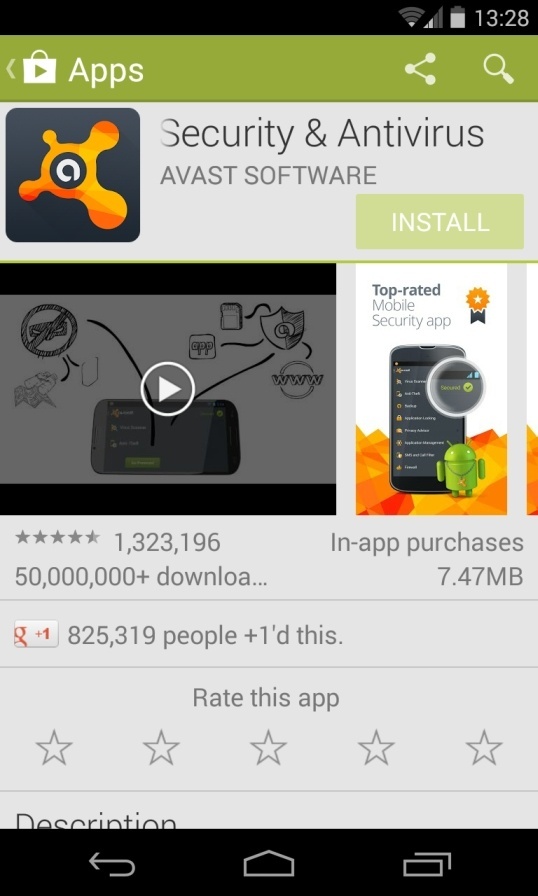 [Image: Install Avast Mobile Security on your Android phone]