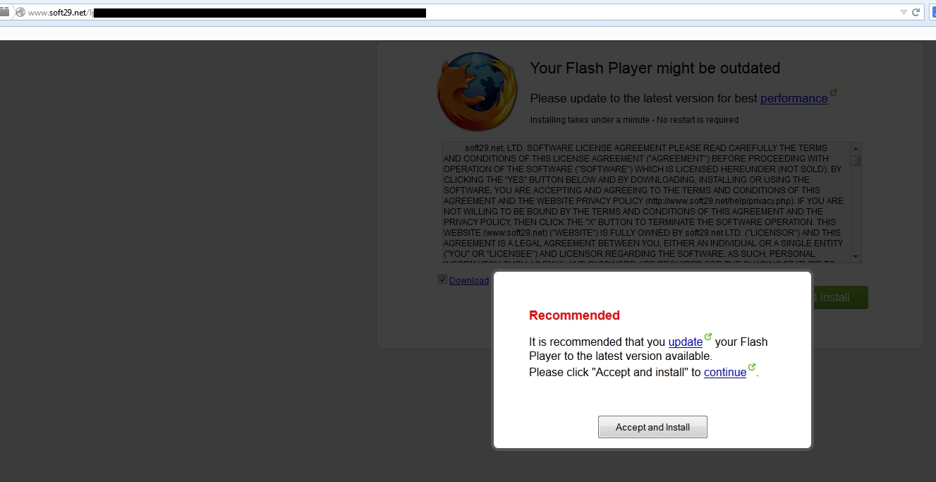 [Image: Soft29.net pop-up virus]