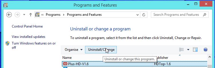 [Image: Uninstall HDtubeV1.6 from Windows]