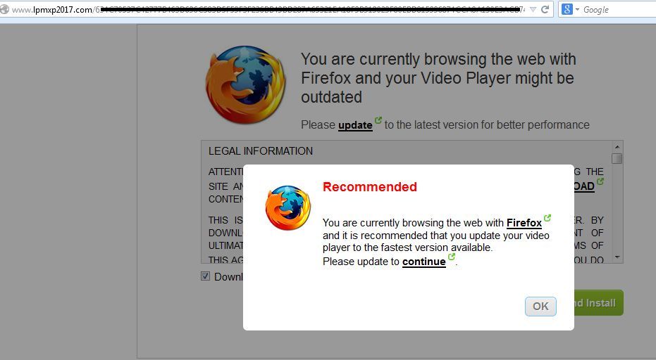 Lpmxp2017.com pop-up virus