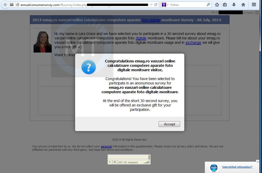AnnualConsumerSurvey.com virus