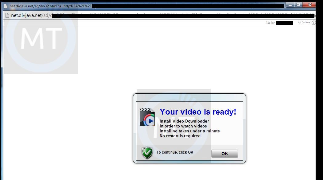 Net.divjava.net pop-up virus